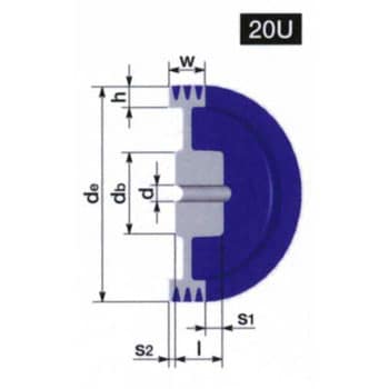 JIS Vプーリー A-3