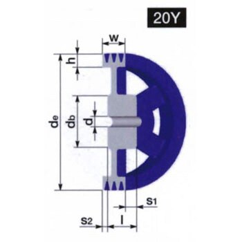 400A3N JIS Vプーリー A-3 1個 鍋屋バイテック(NBK) 【通販サイト