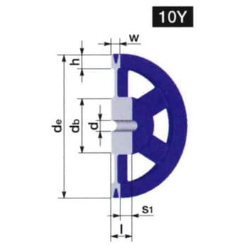 450B1 JIS Vプーリー B-1 1個 鍋屋バイテック(NBK) 【通販サイトMonotaRO】