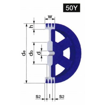 850C3 JIS Vプーリー C-3 1個 鍋屋バイテック(NBK) 【通販サイトMonotaRO】