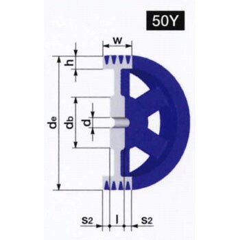 375C4 JIS Vプーリー C-4 1個 鍋屋バイテック(NBK) 【通販サイトMonotaRO】