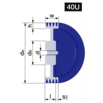 315D4 JIS Vプーリー D-4 1個 鍋屋バイテック(NBK) 【通販サイトMonotaRO】