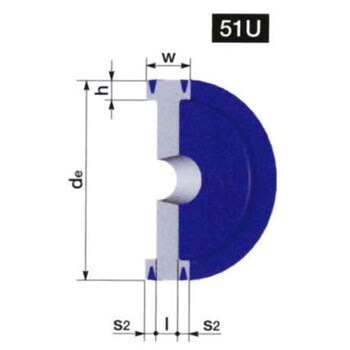 SPC-265-6 イソメックSPプーリー SPC-6 1個 鍋屋バイテック(NBK