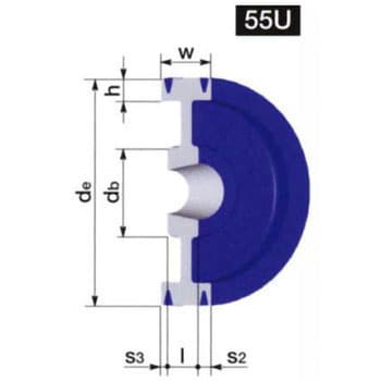 SP8V-425-6 SPプーリー SP8V 1個 鍋屋バイテック(NBK) 【通販サイト