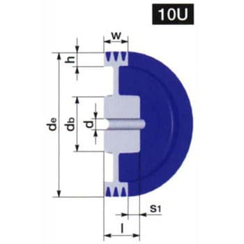 180-3V-3 ウェッジプーリー 3V形 1個 鍋屋バイテック(NBK) 【通販