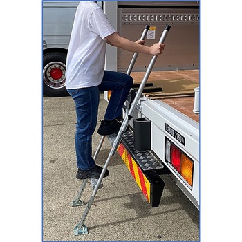観音開き用トラック荷台昇降はしご STEPS ステップス 2FD-00 - 晃伸精機