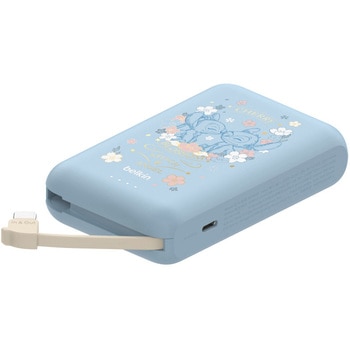 BoostCharge 20W ケーブル内蔵 モバイルバッテリー10000mAh スティッチ BELKIN(ベルキン)