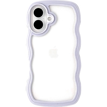 Wavy Case for iPhone 16 (purple) ユニケース