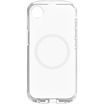 iPhone 16e [LIGHT SHIELD Solid] MagSafeアクセサリー対応 超精密設計 衝撃吸収 ハイブリッドクリアケース ホワイトリング トリニティ