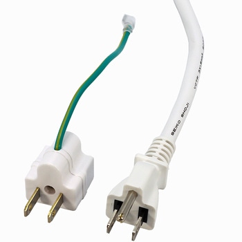 3ピン式4個口電源タップ5m ランプマグネット付き 熱に強い2重構造コンセント 変換アダプター付き STAR Light