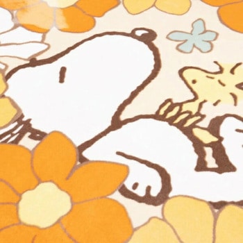 スヌーピー 花いっぱい やわらかマット センコー