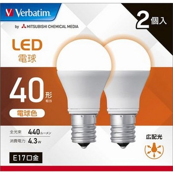 LED電球40W型E17 Verbatim(バーベイタム)
