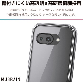 Google Pixel 9a ケース ハイブリッド 衝撃吸収 軽量 カメラレンズ保護設計 MUBRAIN エレコム