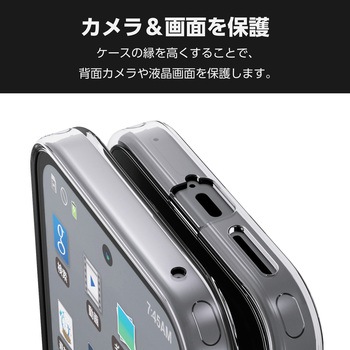 Google Pixel 9a ケース ハイブリッド 衝撃吸収 カメラレンズ保護設計 ワイヤレス充電可 極み設計 - エレコム