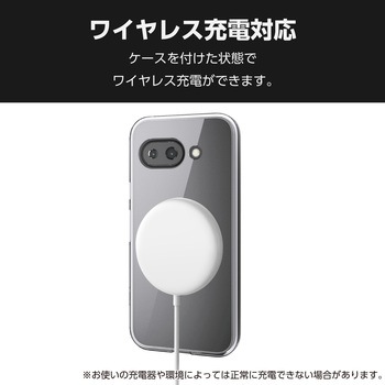 Google Pixel 9a ケース ハイブリッド 衝撃吸収 カメラレンズ保護設計 ワイヤレス充電可 極み設計 - エレコム