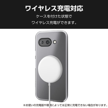 Google Pixel 9a ケース ハイブリッド 衝撃吸収 カメラレンズ保護設計 ワイヤレス充電可 背面マット エレコム