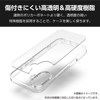 Google Pixel 9a ケース ハイブリッド 衝撃吸収 磁気装着ワイヤレス充電対応 ストラップホール付 - エレコム