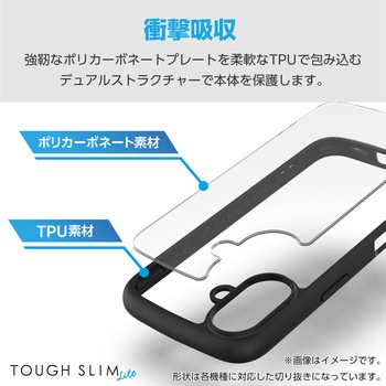 Google Pixel 9a ケース ハイブリッド 衝撃吸収 軽量 薄型 カメラレンズ保護設計 エレコム