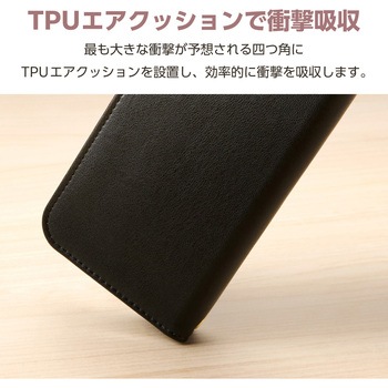 Google Pixel 9a ケース レザー 手帳型 マグネット 衝撃吸収 ワイヤレス充電可 ハンドストラップ付 エレコム