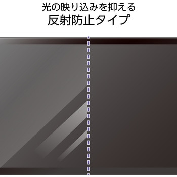 ASUS Chromebook CM30 Detachable 用 フィルム ブルーライトカット 反射防止 抗菌 指紋防止 スムース加工 エレコム