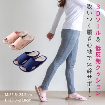 吸いつく体幹サポートスリッパ アルファックス