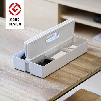 かるコン 収納ケース ホワイト M 日東