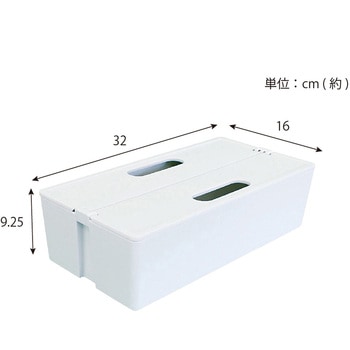かるコン 収納ケース ホワイト L 日東
