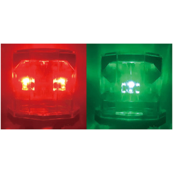 工事灯 セーフライト(ソーラー式LED赤/緑) - KMネクスト