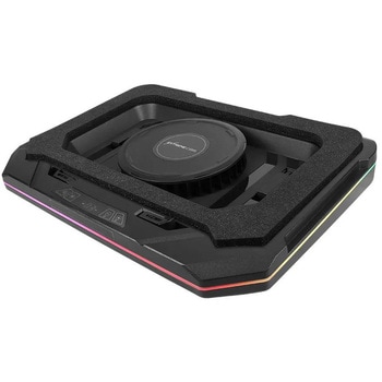 最大3500rpm ターボファン搭載 RGBイルミネーション対応タッチパネル搭載 ゲーミング ノートPCクーラー OWLTECH(オウルテック)