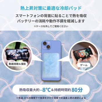 冷却素材「PCM」採用したスマートフォン用冷却パッド OWLTECH(オウルテック)
