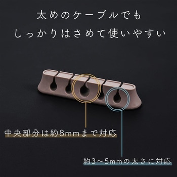 sofumo マグネットケーブルクリップ  シリコン ケーブル収納 MOTTERU