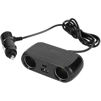 最大PD30W出力 USB Type-C×1 USB Type-A×1アクセサリーソケット×2 ケーブル型 車載充電器 OWLTECH(オウルテック)