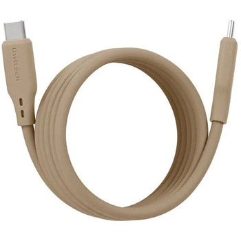 柔らかく磁力でまとまる PD60W充電/データ転送対応USB Type-C to USB Type-C シリコンマグネットケーブル OWLTECH(オウルテック)