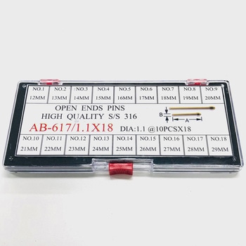 ロング割りピンのセット18種180本 DELTA