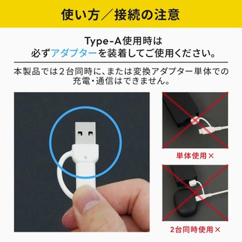 超タフで断線に強い 耐屈曲10万回以上 最大PD60W充電対応Type-A/USB Type-C to USB Type-C 2in1ケーブル OWLTECH(オウルテック)