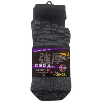 強厚底補強パイル5本指靴下 MGC