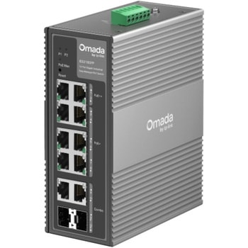 Omada ギガビットポートx10 産業用イージーマネージスイッチ(PoE+ポートx6&PoE++ポートx2搭載) TP-LINK