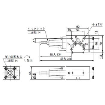 カウンタバランスモジュラー弁 油研工業 方向制御弁 【通販モノタロウ】