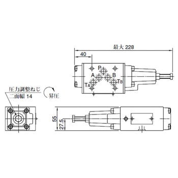 カウンタバランスモジュラー弁 油研工業