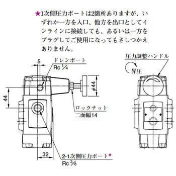 RT-03-B-22 減圧弁 1個 油研工業 【通販サイトMonotaRO】