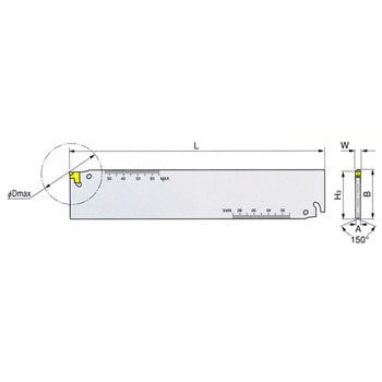 TGSU 35-2-IQ 突切・溝入加工用ホルダ 1個 イスカル 【通販サイト