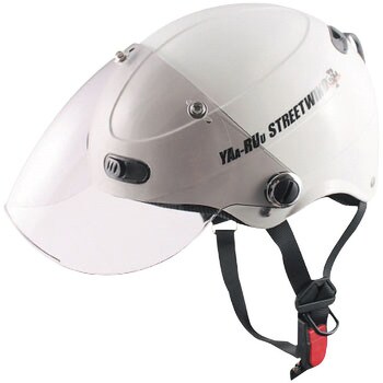 ハーフ型ヘルメット STR JT YAA-RUU(ライトスモークシールド標準装着タイプ) TNK工業(SPEEDPIT)