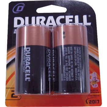 D アルカリ乾電池 1パック(2本) DURACELL 【通販モノタロウ】