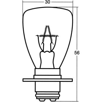 ヘッドランプ・フォグランプ用電球(つば付ダブル) 24V STANLEY(スタンレー電気) ヘッドランプ・フォグランプ(24V対応) 【通販モノタロウ】