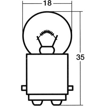 シングル球G18/BA15d 12V STANLEY(スタンレー電気)
