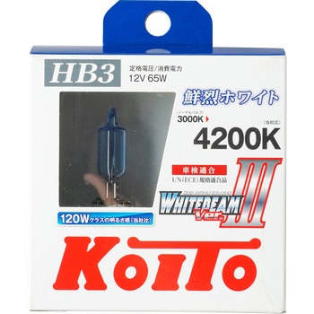 KOITO ( 小糸製作所 ) ホワイトビームVer.3 ( 4200K ) P0756W ( 2個入り ) HB3(9005)