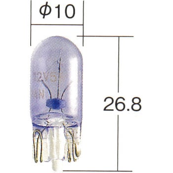 P8813W ハイパワーバルブホワイトビーム(白熱球) KOITO 12V シングル球 - 【通販モノタロウ】