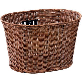 covered wicker baskets
