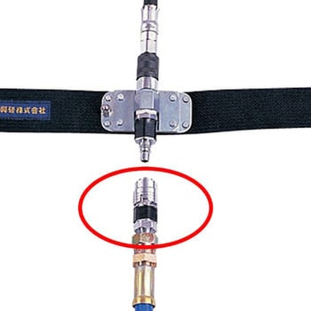 スーパーカプラ両バルブ付ソケット 興研