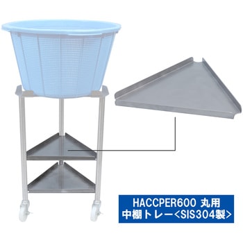 HACCPER 600 中棚トレー 丸用 ＜SUS304製＞ エム・あい